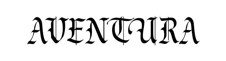 AVENTURA Prince Valiant Font