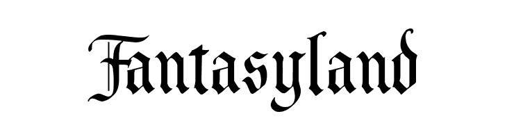 Fantasyland Prince Valiant Font