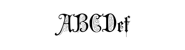 Grusskarten Gotisch  Free Fonts Download