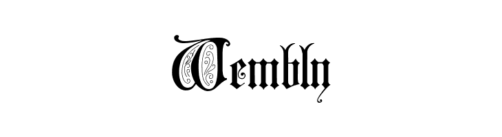 Grusskarten Gotisch  Free Fonts Download