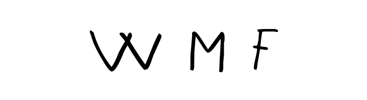 Karen Helenes haandskrift  Free Fonts Download