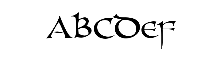 UnZialish  Free Fonts Download