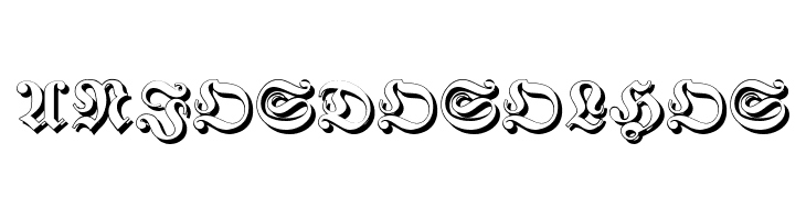 Fraktur Shadowed  Free Fonts Download