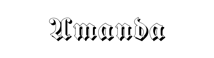 Fraktur Shadowed  Free Fonts Download