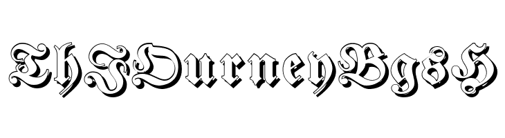 Fraktur Shadowed  Free Fonts Download