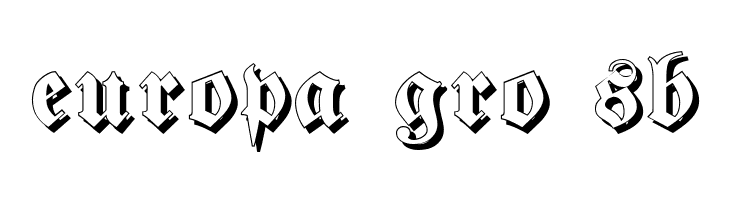 Fraktur Shadowed  Free Fonts Download