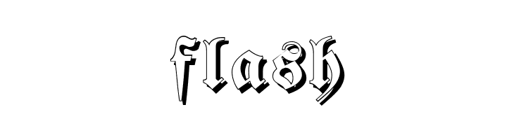 Fraktur Shadowed  Free Fonts Download