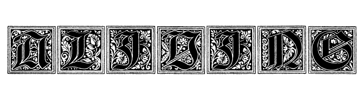 Camelot_Initials  Free Fonts Download
