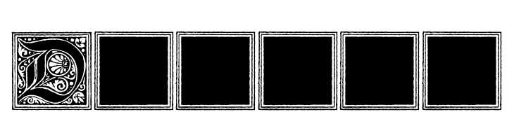 Camelot_Initials  Free Fonts Download