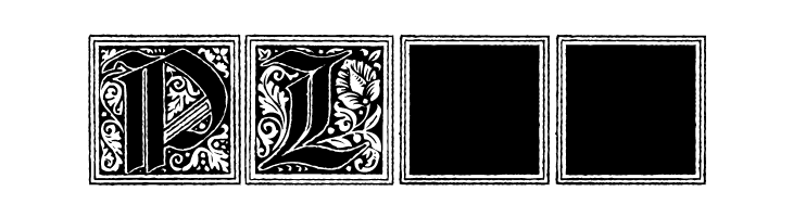 Camelot_Initials  Free Fonts Download