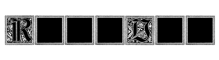 Camelot_Initials  Free Fonts Download