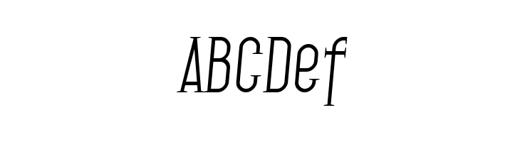 SF Gothican Italic  Free Fonts Download