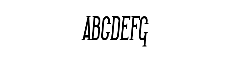 SF Gothican Condensed Bold Italic  Free Fonts Download