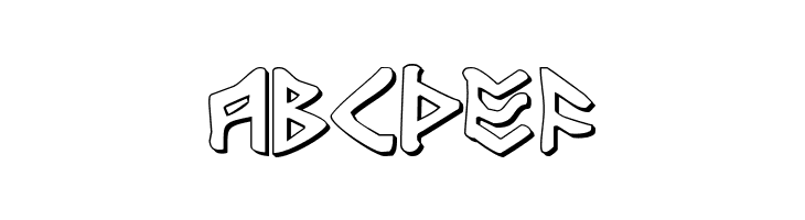 Rosicrucian 3D  Free Fonts Download