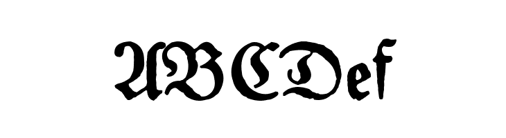 Gotyk Poszarpany  Free Fonts Download