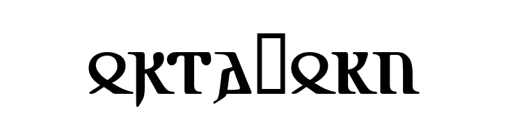 Gotik AOE  Free Fonts Download