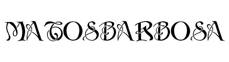 Initials with curls  Free Fonts Download