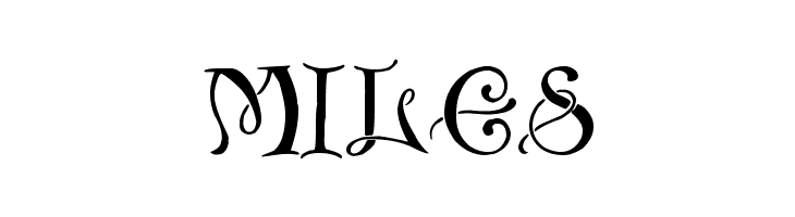 Initials with curls  Free Fonts Download