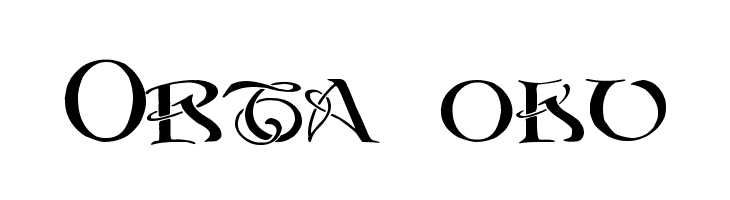 Initials with curls  Free Fonts Download