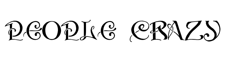Initials with curls  Free Fonts Download