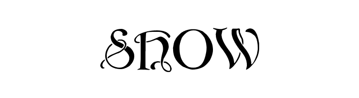 Initials with curls  Free Fonts Download