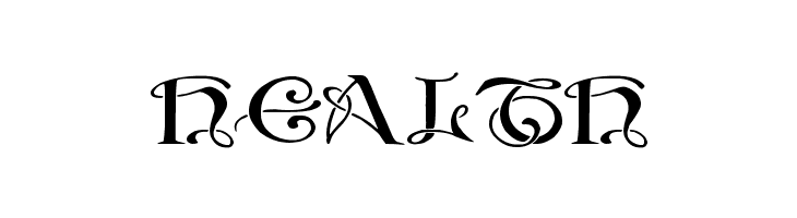 Initials with curls  Free Fonts Download