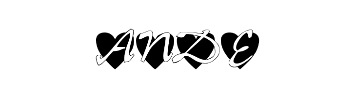 All Hearts  Free Fonts Download