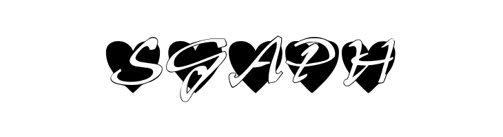 All Hearts  Free Fonts Download