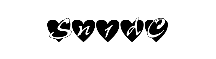All Hearts  Free Fonts Download