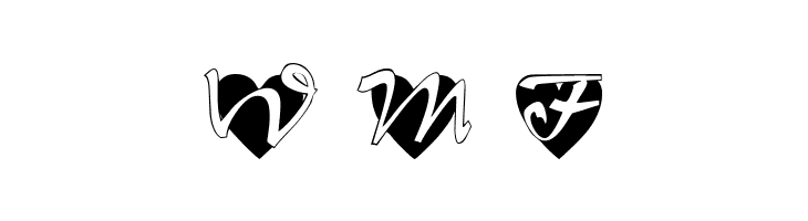 All Hearts  Free Fonts Download