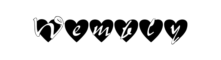 All Hearts  Free Fonts Download
