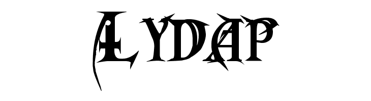 Lydap Metal Macabre Font