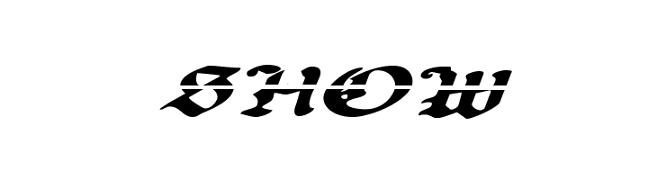 Uberhölme Lazar Expanded Italic  Free Fonts Download