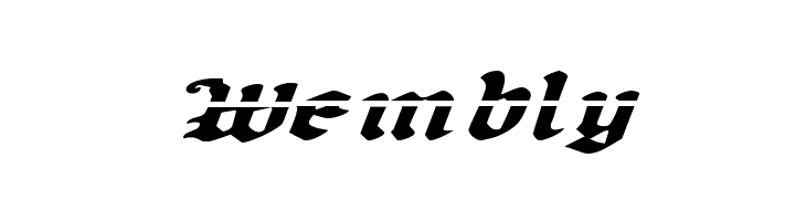 Uberhölme Lazar Expanded Italic  Free Fonts Download