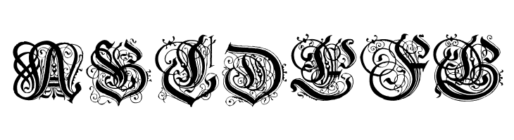 Hentzau_Initials  Free Fonts Download