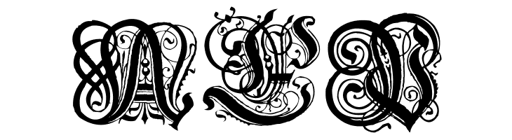 Hentzau_Initials  Free Fonts Download