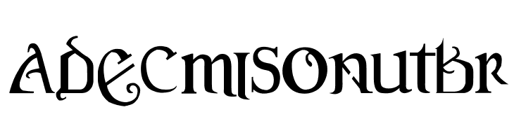 Versal Gothic  Free Fonts Download