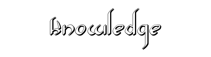 Xaphan II Shadow  Free Fonts Download