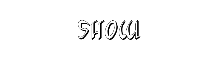 Xaphan II Shadow  Free Fonts Download