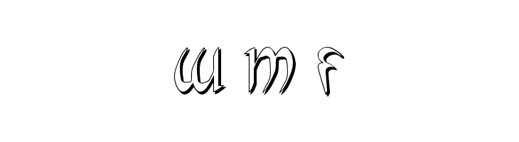 Xaphan II Shadow  Free Fonts Download