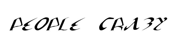 Xaphan II Expanded Italic  Free Fonts Download