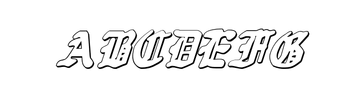 Quest Knight 3D Italic  Free Fonts Download