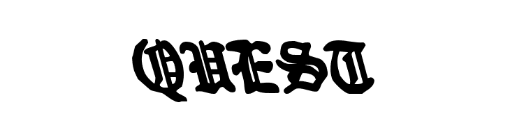 Quest Knight Leftalic  Free Fonts Download