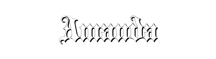 Blackletter Shadow  Free Fonts Download