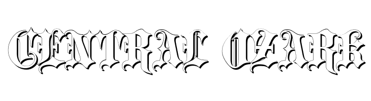 Blackletter Shadow  Free Fonts Download