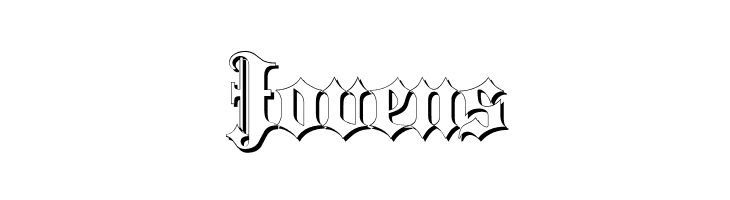 Blackletter Shadow  Free Fonts Download