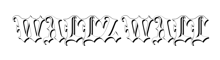 Blackletter Shadow  Free Fonts Download