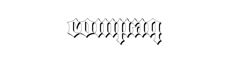 Blackletter Shadow  Free Fonts Download