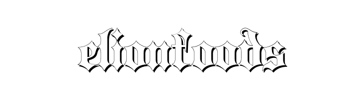 Blackletter Shadow  Free Fonts Download