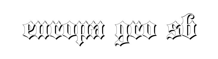 Blackletter Shadow  Free Fonts Download